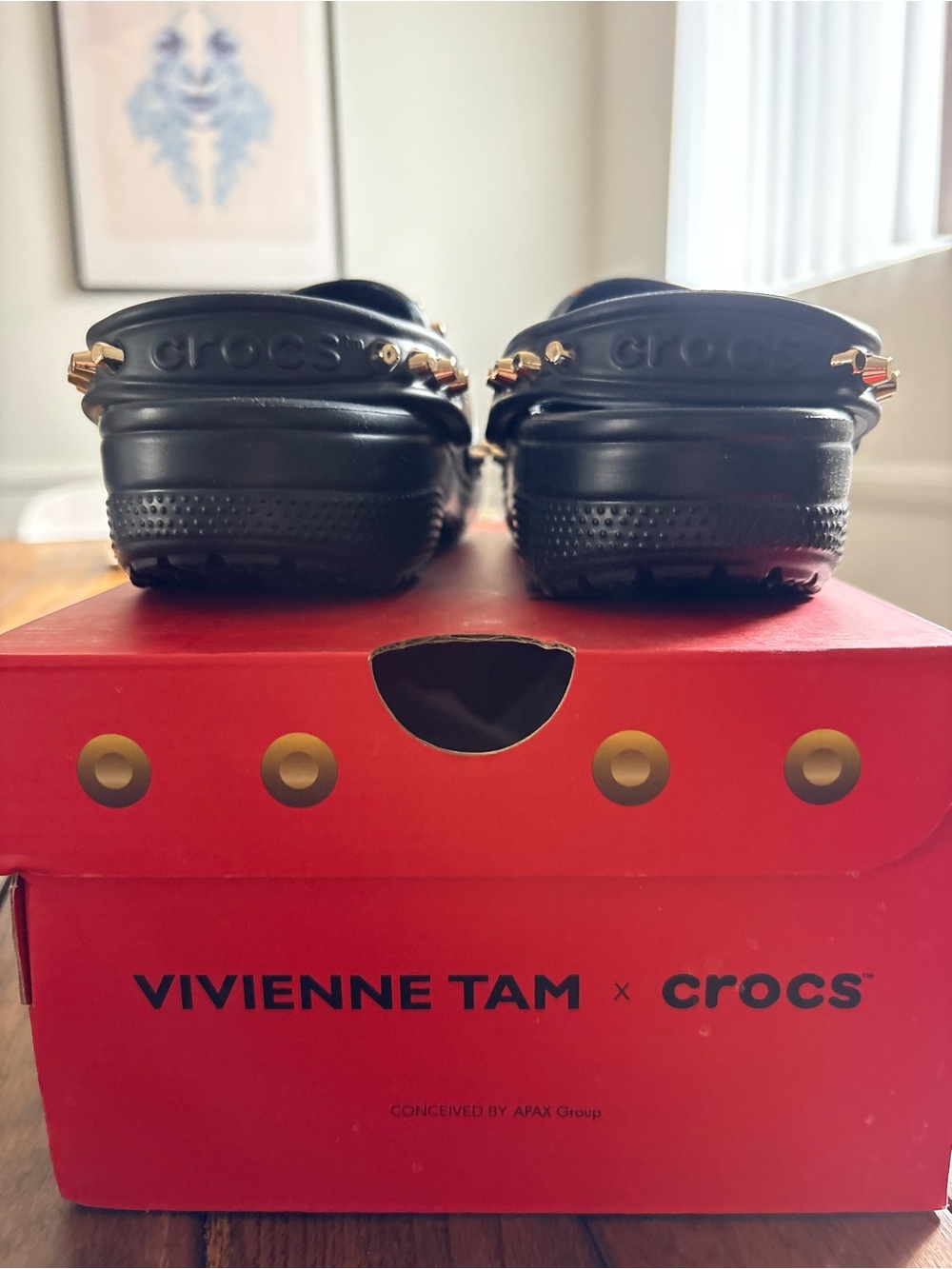 Vivienne Tam x Crocs colab Limited Edition Rare ! Sold out size 7w NWB - Picture 5 of 10